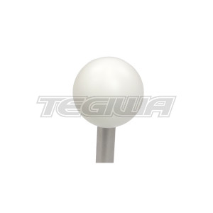 TEGIWA BALL GEAR KNOB M10X1.25 WHITE 5 SPEED