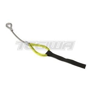 TEGIWA FIA/MSA HEAVY DUTY WIRE TOW EYE LOOP RACE RALLY CAR YELLOW
