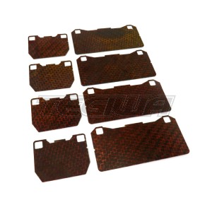 Hel Performance Carbon Fibre Brake Pad Shims Toyota GR Yaris 20+