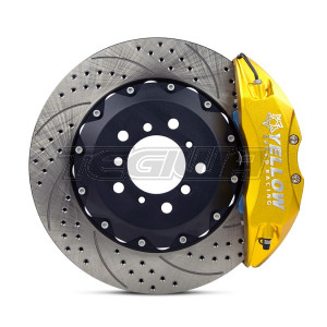 YELLOW SPEED FRONT 356MM 6 POT BBK FLOATING DISC BMW E46 M3 CUP SPEC