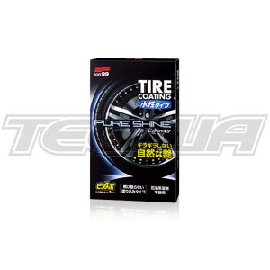 Soft99 Pure Shine Water- Based Satin Tyre Coating Inc. Applicators