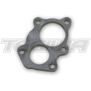 Vibrant Performance 5 Bolt Turbo Outlet Flange with Divorced Ports for GT25R/GT28R and GT3071R - 0.5in Thick Mild Steel