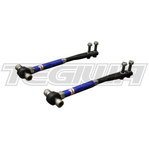 HARDRACE ADJUSTABLE FORGED TENSION RODS WITH SPHERICAL BEARINGS 2PC SET NISSAN SKYLINE R32 R33 R34 GT-R