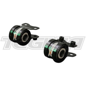 HARDRACE HARDENED RUBBER FRONT LOWER ARM BIG BUSHES 2PC SET MAZDA3 03-08 FOCUS MK2 05-10