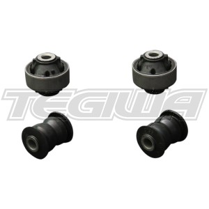 HARDRACE HARDENED RUBBER FRONT LOWER CONTROL ARM BUSHES 4PC SET NISSAN TIIDA C11