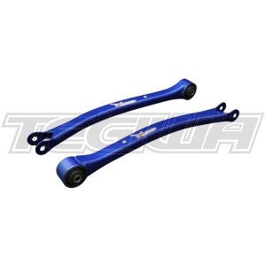 HARDRACE ADJUSTABLE REAR TRAILING ARMS WITH HARDENED RUBBER BUSHES 2PC SET SUBARU IMPREZA GC GG LEGACY BD BH
