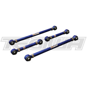 HARDRACE ADJUSTABLE REAR LATERAL ARMS V2 WITH SPHERICAL BEARINGS 4PC SET TOYOTA COROLLA AE86
