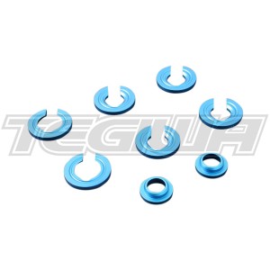 HARDRACE REAR SUBFRAME BUSH COLLARS 8PC SET LEXUS IS300 GS300 SC430 TOYOTA JZX110 98-05