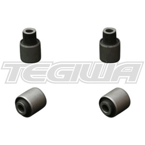 HARDRACE HARDENED RUBBER REAR UPPER ARM BUSHES 4PC SET SUBARU LEGACY BL BP