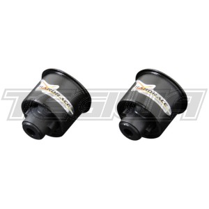 HARDRACE HARDENED RUBBER REAR FRAME BUSHES 2PC SET HONDA CIVIC FN FK 07-