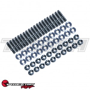 SpeedFactory Titanium Oil Pan Stud Hardware Kit - M6x1.0 - 20pcs - Honda B/D/F/H Series (Except S2000)