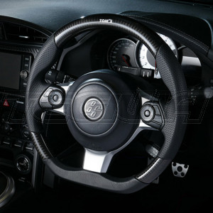 TOM'S Steering Wheel Leather with Carbon Toyota GT86