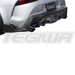 TOM'S Carbon Rear Bumper Diffuser GR Supra