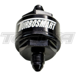 Turbosmart Billet Turbo Oil Feed Filter 44um AN-4 - Black