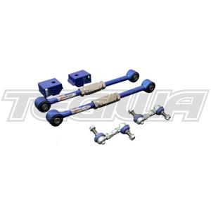 MEGA DEALS - HARDRACE ADJUSTABLE REAR REAR LATERAL ARMS WITH HARDENED RUBBER BUSHES 6PC SET SUBARU IMPREZA GC GG LEGACY BD BH