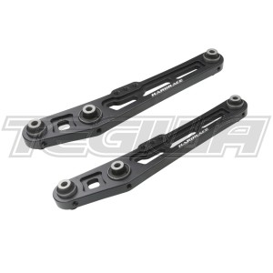 HARDRACE STREET SERIES REAR LOWER CONTROL ARM 2PC SET HONDA CIVIC EG/DC2/EF 92-96 - BLACK