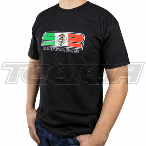 Skunk2 Mexico Flag Men's T-Shirt Black LG 