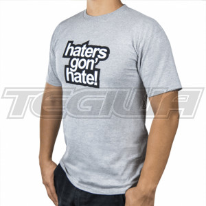 Skunk2 Haters Gon' Hate Men's T-Shirt Grey SM 