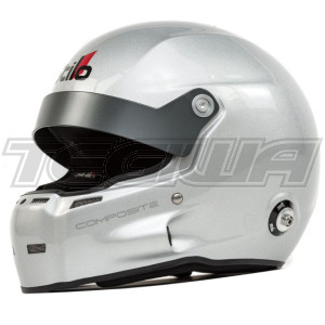 Stilo ST5 R Composite Rally Helmet FIA/Snell Approved - Silver Shell with Black Padding
