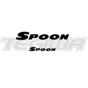 SPOON SPORTS TEAM STICKER BLACK 200MM