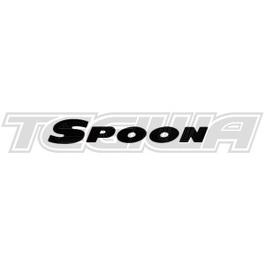 SPOON SPORTS TEAM STICKER BLACK 300MM