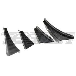 APR Performance Carbon Fiber Front Bumper Canards Honda Civic Type R FL5 23+