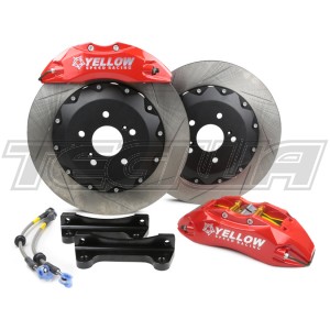 Yellow Speed Racing YSR 380x34mm Slotted Disc 8 Pot Front Big Brake Kit BBK Honda Civic Type R FK2 FK8 FL5 15+