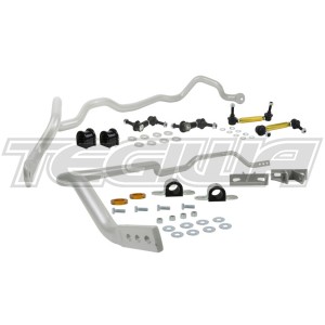 Whiteline Heavy Duty Front & Rear Anti-Roll Bar Kit Mitsubishi Lancer EVO 7-9 01-08