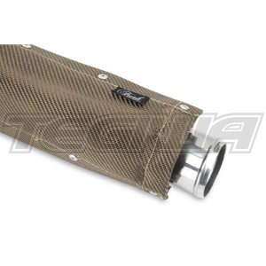 Funk Motorsport Clamp on Exhaust Heat Shield (Titanium or Carbon Fibre)