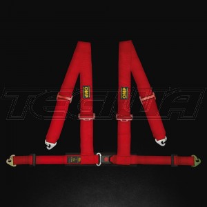 OMP Seat Belts Ece Homologated "Racing 4M" 4 Point Harness Colour Blue