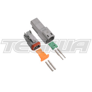 DEUTSCH CONNECTOR KIT DT SERIES 2 WAY ELECTRICAL SEALED CONNECTORS