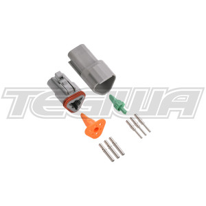 DEUTSCH CONNECTOR KIT DT SERIES 3 WAY ELECTRICAL SEALED CONNECTORS