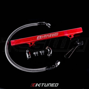 K-Tuned 8th/9th Civic Fuel Rail Kit - Center Feed Fuel Line and Rail
