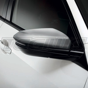 Genuine Honda EDM Silver Door Mirror Caps Civic Type R FK8 17-21