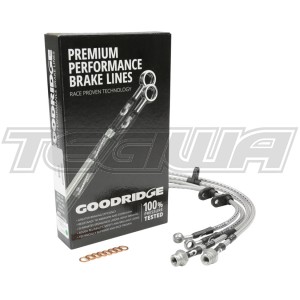 GOODRIDGE BRAIDED BRAKE LINE HOSES SET HONDA CIVIC TYPE R EP3