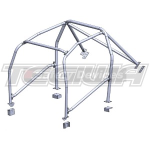 SAFETY DEVICES 6 POINT BOLT-IN ROLL CAGE H031 HONDA CIVIC TYPE R EP3 01-05