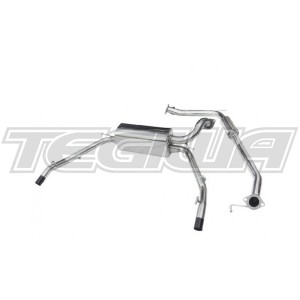 COBRA CAT BACK EXHAUST SYSTEM RESONATED HONDA CIVIC TYPE R FN2 07-11