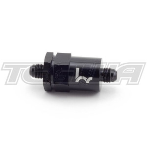 Hybrid Racing Black Inline Fuel Filter -6AN to -6AN Universal