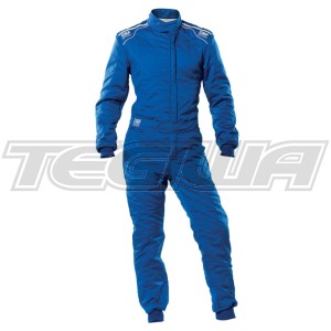 MEGA DEALS - OMP Sport Race Suit FIA 8856-2018 Blue - Small