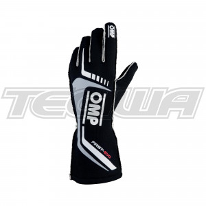 OMP First Evo Racing Gloves FIA 8856-2018