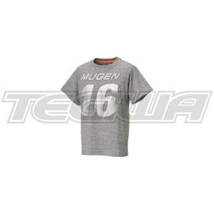 Mugen Embossed 16 Logo T-Shirt Grey