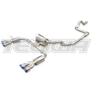 INVIDIA Q300 TI CAT BACK EXHAUST SYSTEM HONDA CIVIC TYPE R FK2 15+ LHD