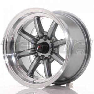 Japan Racing JR19 Alloy Wheel 14x8 - 4x114.3 / 4x100 - ET-13 - Gun Metal