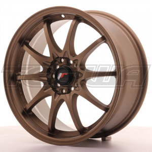MEGA DEALS - JAPAN RACING JR5 Alloy Wheel 17x7.5 ET35 4x100, 4x114.3 Dark Anodized Bronze 73.1mm CB