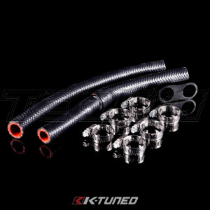 K-Tuned Universal Heater Hose Kit with Hose & Clamps