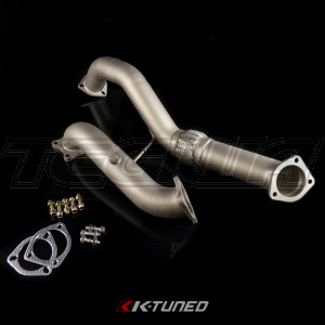 K-Tuned 3in Downpipe 300 Stainless Steel B-Stock 16+ Civic Turbo