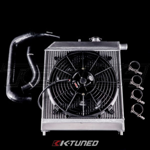 K-Tuned K-Swap Passenger Side Rad Kit - with Fan/Hoses/Clamps