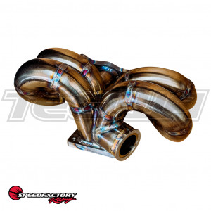 SpeedFactory Turbo Manifold Bottom Mount Style Honda K Series 06-11 Civic Si w/ 44-46mm V-Band WG