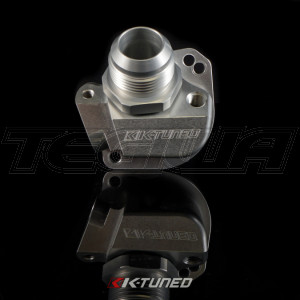 K-Tuned B/D Series Lower Thermostat Housing with 16AN and Hose End Fitting