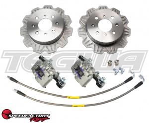SpeedFactory AWD / FWD Lightweight Rear Staging Brakes Kit - Honda Civic EG/DC/EK/EF/DA